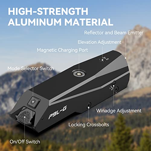 1600 Lumens LED & Green Laser Sight for P9L-G Tactical Light Laser Combo with Magnetic Charger and Momentary/Constant-o