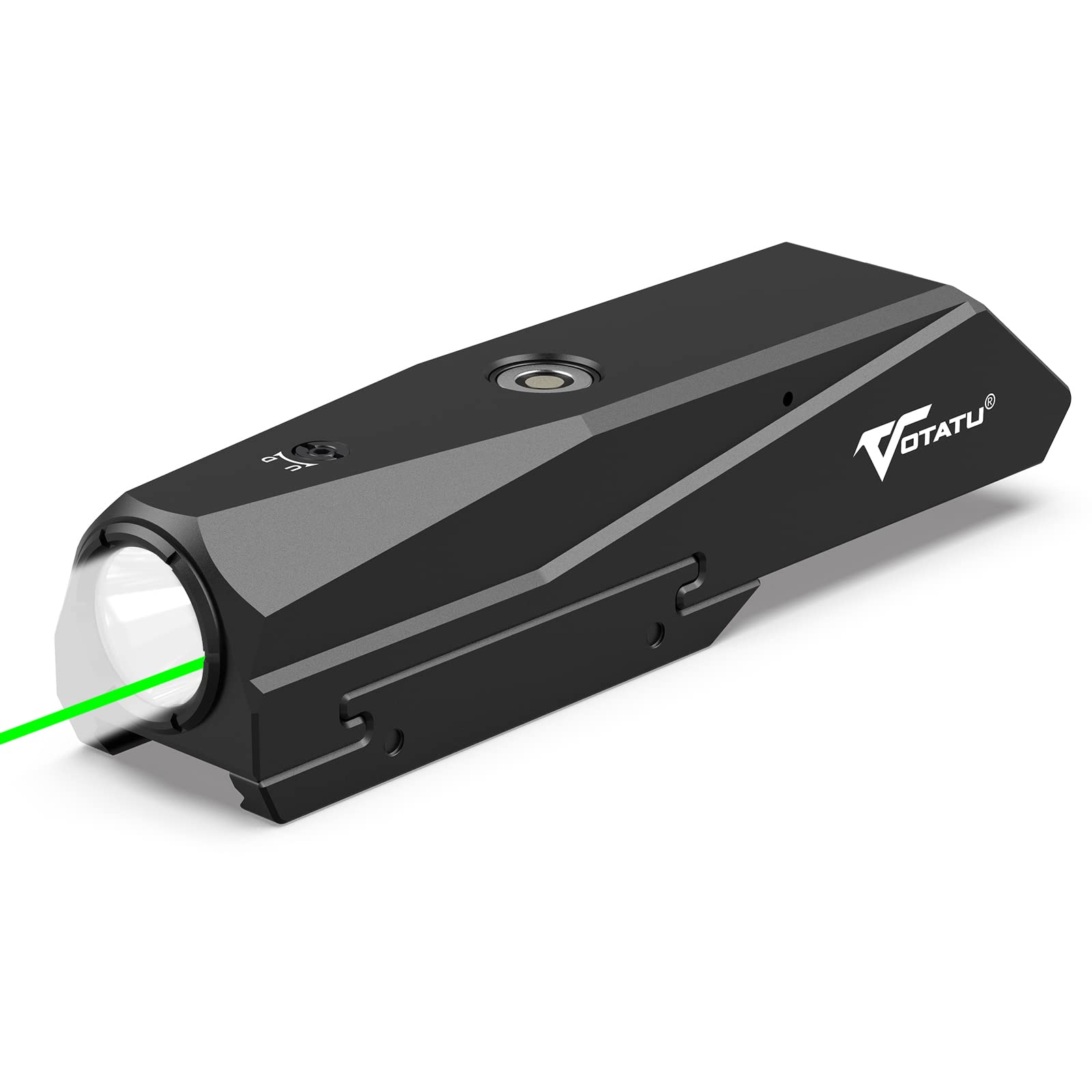 1600 Lumens LED & Green Laser Sight for P9L-G Tactical Light Laser Combo with Magnetic Charger and Momentary/Constant-o